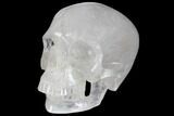Realistic, Polished Quartz Crystal Skull #150852-2